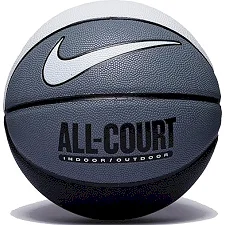Баскетбольний м'яч NIKE EVERYDAY ALL COURT 8P DEFLATED WHITE/COOL GREY/BLACK/WHITE size 7