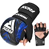 Боксерські рукавиці RDX GRAPPLING GLOVES SHOOTER IMMAF-1 чорний, синій