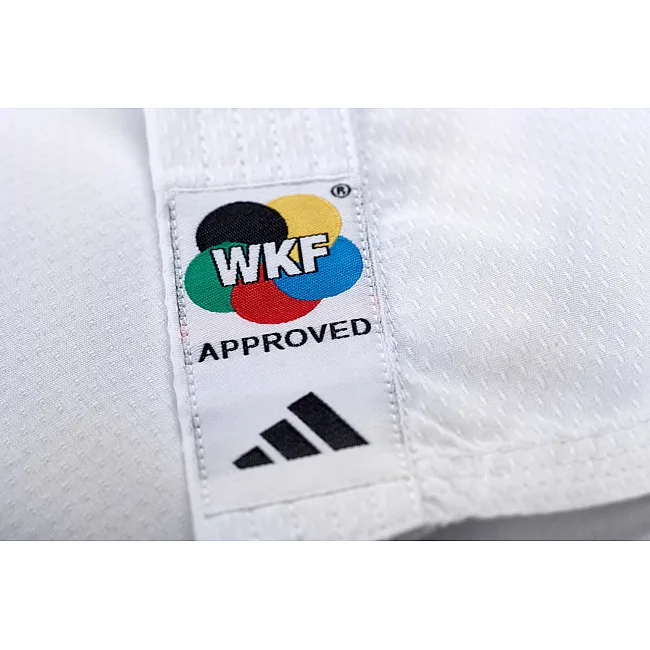 Кімоно для карате Adidas Fighter Slim Fit з ліцензією WKF (білий) K220DNAWKF