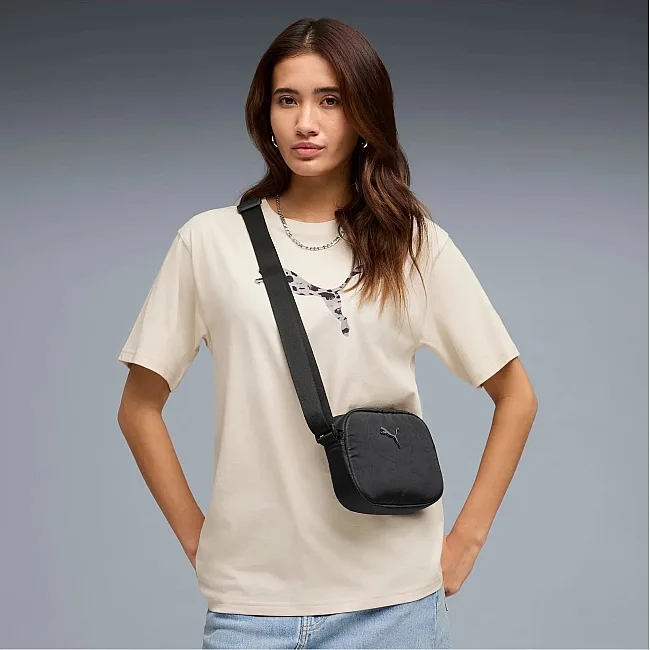 Сумка через плечо Puma Pop Crossbody Bag 1L черный (для женщин) 18 x 14 x 5 см