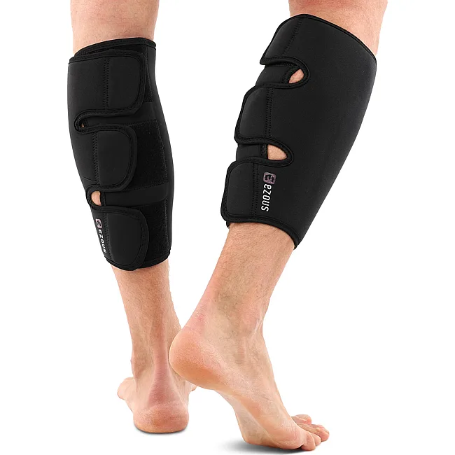 Защита голени для тяжелой атлетики CALF SUPPORT EZOUS CR
SFIT A-08 2шт (Черный)