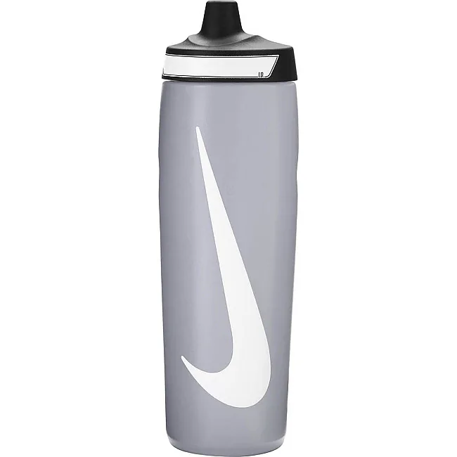 Бутылка для воды Nike REFUEL BOTTLE 24 OZ серая, черная, белая 709 мл