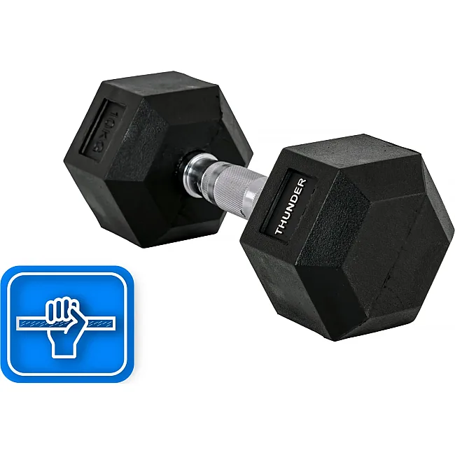 Гантель шестигранная THUNDER 10 кг (1шт)