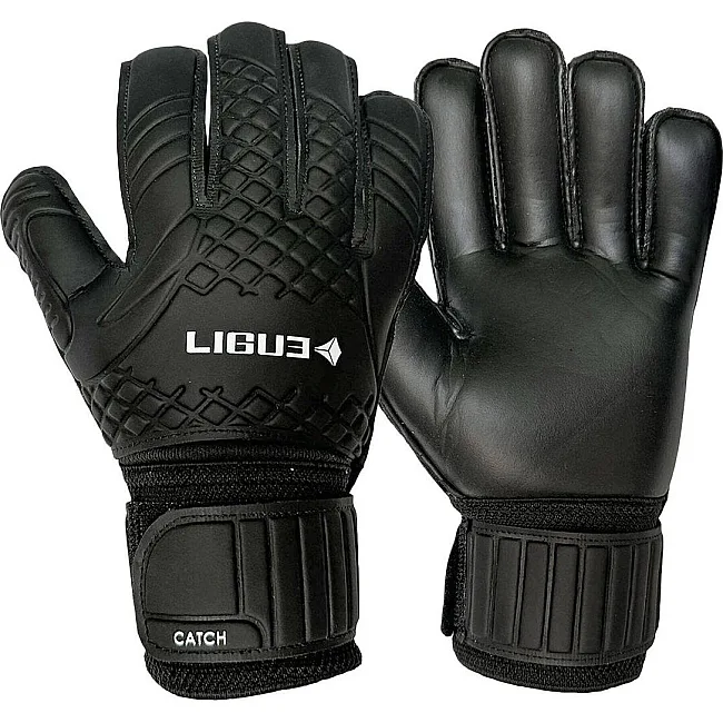 Перчатки вратарские Ligue Catch р. 4, черные