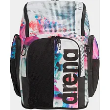 Рюкзак спортивный Arena SPIKY III BACKPACK 45 ALLOVER 45L черный, белый, мультицвет 54x36x27 см