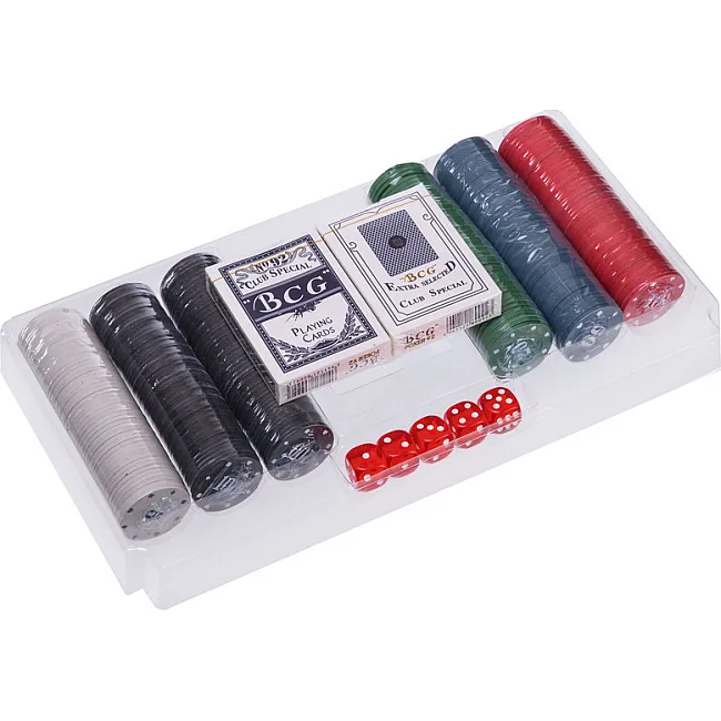Набор для покера в пластиковом кейсе Poker game set Poker game set SP-SPORT
 300S-A 300 фишек
