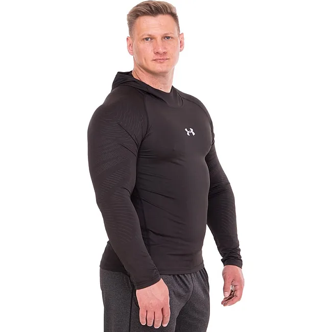Лонгслив компрессионный спортивный мужской с капюшоном UNDER ARMOUR 9304