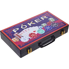 Набор для покера в пластиковом кейсе Poker game set Poker game set SP-SPORT 300S-A 300 фишек