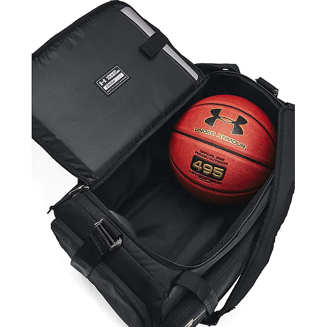 Сумка спортивная UNDER ARMOUR Contain Duo SM BP Duffle 40L черный 55x40x28 см