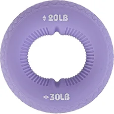 Кистевой эспандер кольцо с двойной нагрузкой JELLO FI-0651 1шт ø7.5 нагрузка 20LB-70LB (Сиреневый)