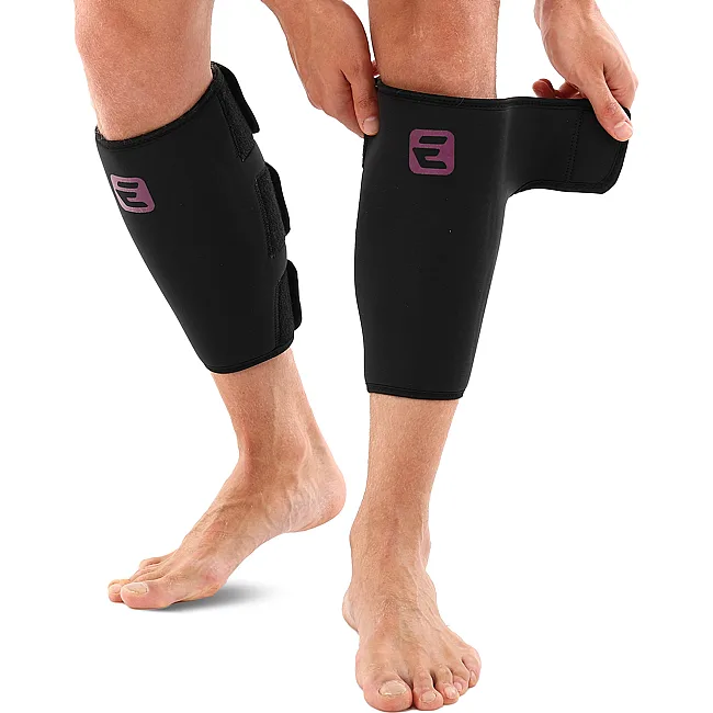Защита голени для тяжелой атлетики CALF SUPPORT EZOUS CR
SFIT A-08 2шт (Черный)