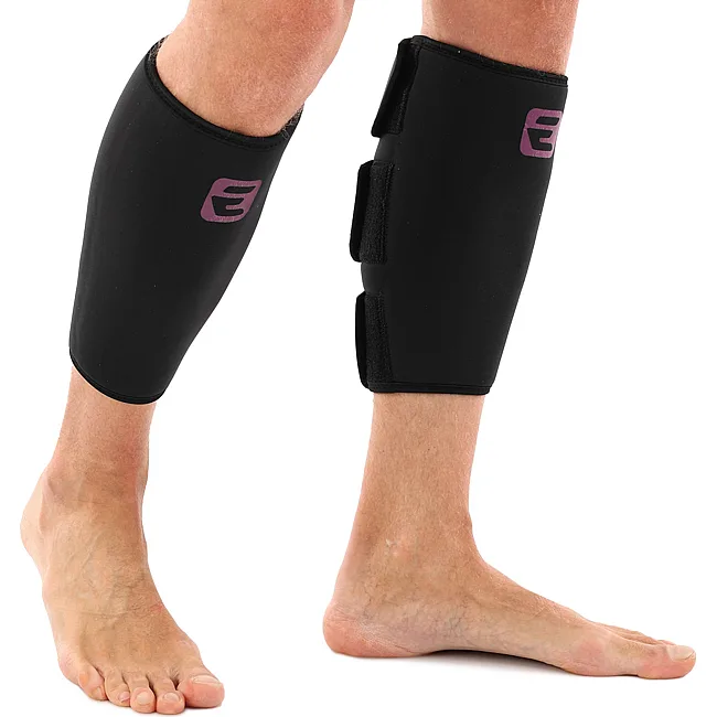 Защита голени для тяжелой атлетики CALF SUPPORT EZOUS CR
SFIT A-08 2шт (Черный)