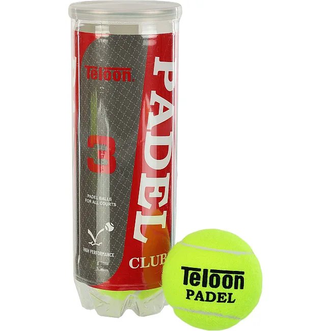 Мячи для падел тенниса TELOON PADEL CLUB WZPA818003-TRAIN TP-6163 3шт