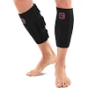 Защита голени для тяжелой атлетики CALF SUPPORT EZOUS CRSFIT A-08 2шт (Черный)