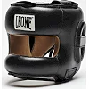 Боксерский шлем с бампером Leone CS425 Black (капа в комплекте)