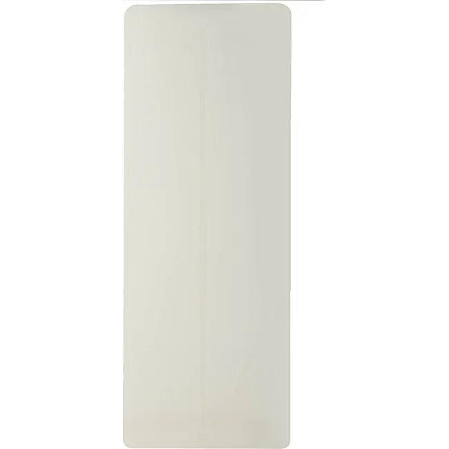 Коврик для йоги и фитнеса TPE двухслойный BLOOM LB7031 183x66x0,7см (Коричневый-белый)
