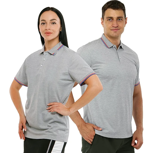 Футболка поло LIDONG LD-4003 (Сірий)