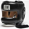 Боксерский шлем с бампером Leone CS425 Black (капа в комплекте)