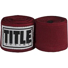 Бинты для бокса TITLE Boxing Select 180" Semi Elastic Mexican Maroon (4.5м.)