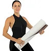 Коврик для йоги и фитнеса TPE двухслойный BLOOM LB7031 183x66x0,7см (Коричневый-белый)