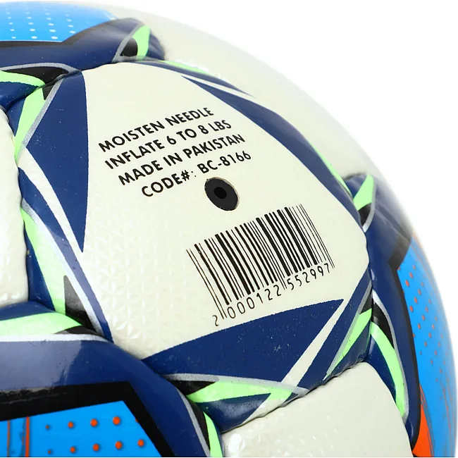 Футбольний м'яч
 BALLONSTAR CRYSTAL BC-8166 №5 PU (Білий-блакитний)