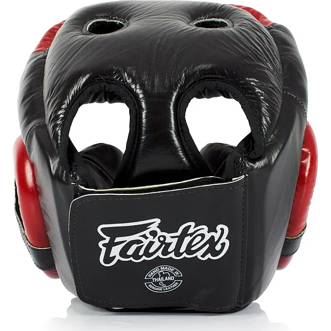 Боксерський шолом Fairtex HG13 Black/Red