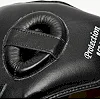 Боксерский шлем с бампером Leone CS425 Black (капа в комплекте)