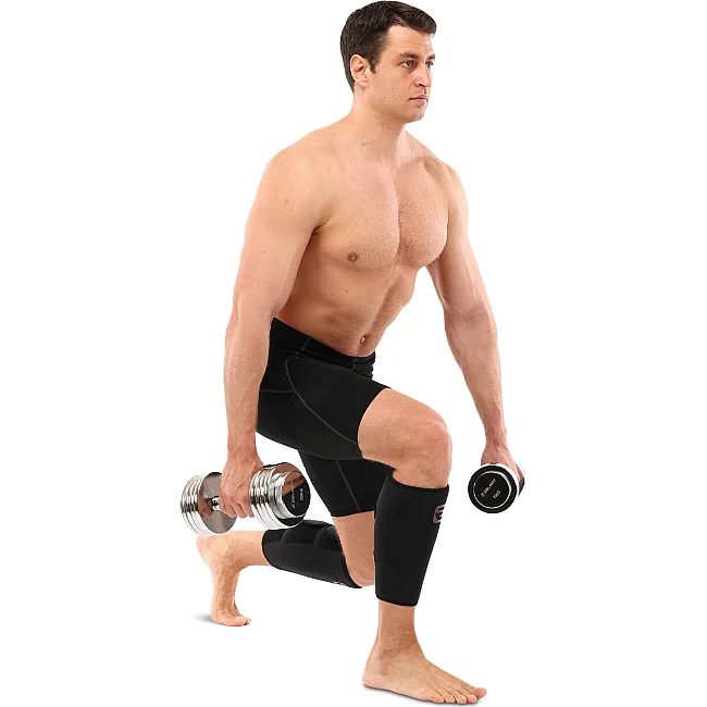 Защита голени для тяжелой атлетики CALF SUPPORT EZOUS CR
SFIT A-08 2шт (Черный)