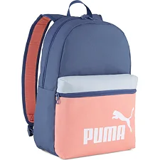 Рюкзак Puma PHASE COLOR BLOCK Backpack 22L синий 44х30х14 см