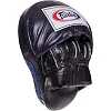 Лапа боксерская изогнутая тренировочная кожа FAIRTEX FMV9 24x19x5см 2штуки (Красный)