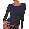 Футболка с длинным рукавом T-shirt Manica Lunga Girocollo женская