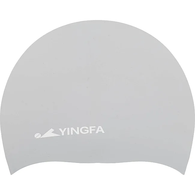 Шапочка для бассейна силиконовая для взрослых YINGFA C0081 (Серый)