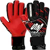 Воротарські рукавички професійні із захистом пальців SOCCERMAX FB-8244 7-11 (Чорний-червоний)
