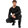 Комплект мотозащиты наколенники и налокотники SCOYCO K58H58 (Черный)