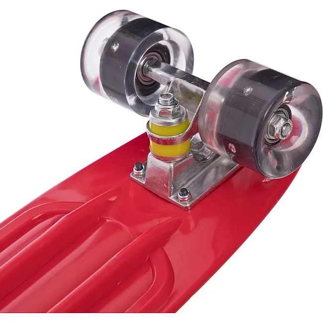 Пенни борд Penny Board круизер пластиковый со светящимися колесами 22