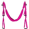 Гамак для йоги с ручками Antigravity Yoga SP-PLANETA FI-5323 (Малиновый)