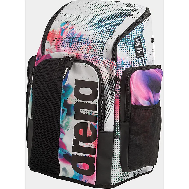 Рюкзак спортивный Arena SPIKY III BACKPACK 45 ALLOVER 45L черный, белый, мультицвет 54x36x27 см