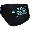 Плавки-слепые для мальчиков Arena KIKKO V SWIM BRIEFS GRAPHIC черный, бирюзовый