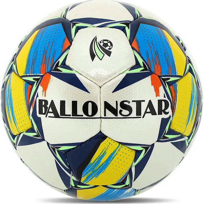 Футбольний м'яч
 BALLONSTAR CRYSTAL BC-8166 №5 PU (Білий-блакитний)