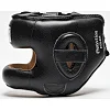 Боксерский шлем с бампером Leone CS425 Black (капа в комплекте)
