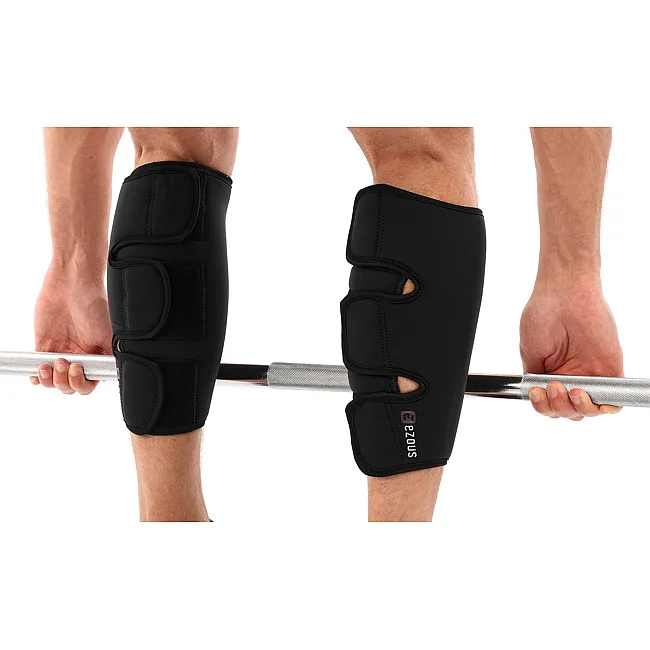 Защита голени для тяжелой атлетики CALF SUPPORT EZOUS CR
SFIT A-08 2шт (Черный)