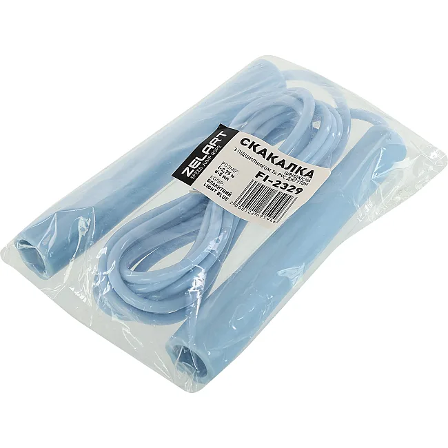 Швидкісна скакалка з підшипником
та ZELART
 FI-2329 2,75 м (Блакитний)