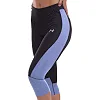Лосины леггинсы спортивные женские короткие (3/4) UNDER ARMOUR E304 (Черный-синий)