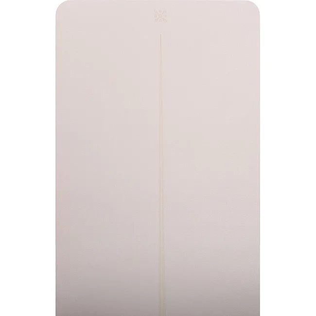 Коврик для йоги и фитнеса TPE двухслойный BLOOM LB7031 183x66x0,7см (Коричневый-белый)