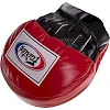 Лапа боксерская изогнутая тренировочная кожа FAIRTEX FMV9 24x19x5см 2штуки (Красный)