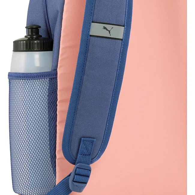 Рюкзак Puma PHASE COLOR BLOCK Backpack 22L синий 44х30х14 см