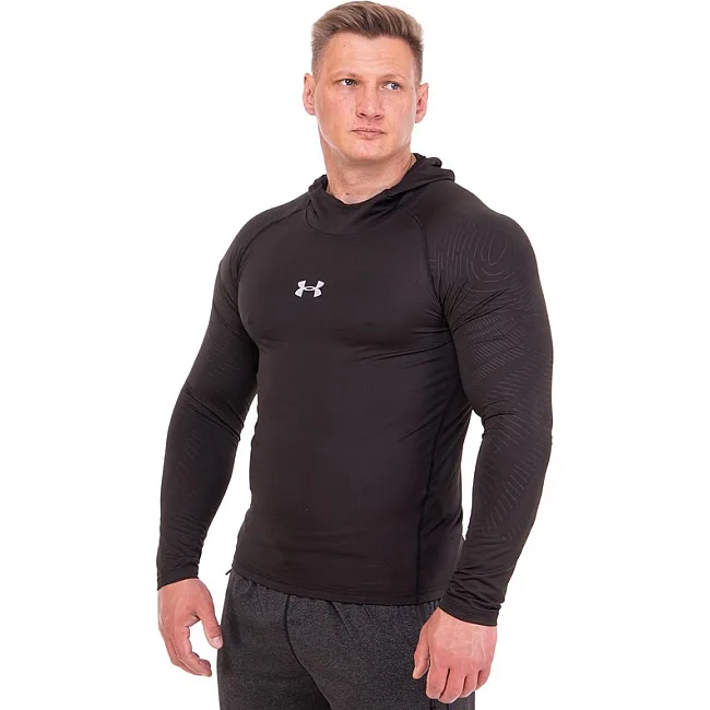 Лонгслив компрессионный спортивный мужской с капюшоном UNDER ARMOUR 9304