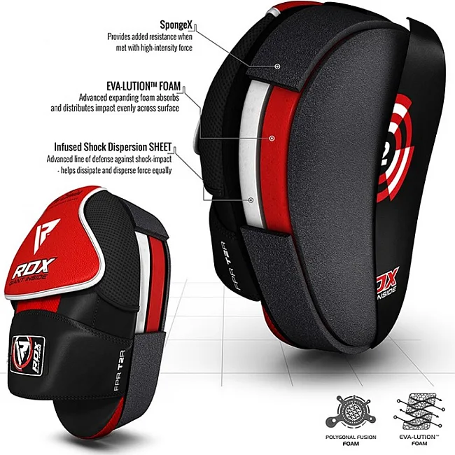 Боксерские лапы RDX Multi Red