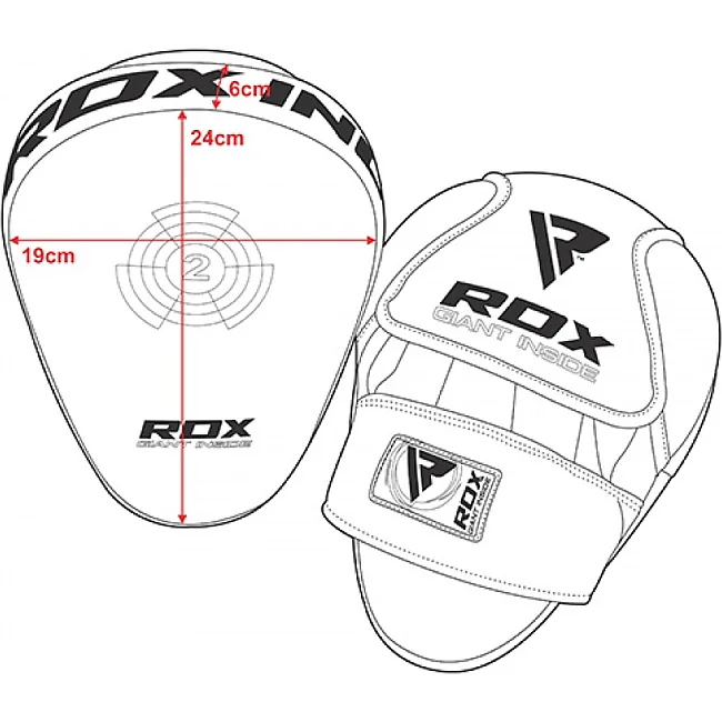 Боксерские лапы RDX Multi Red