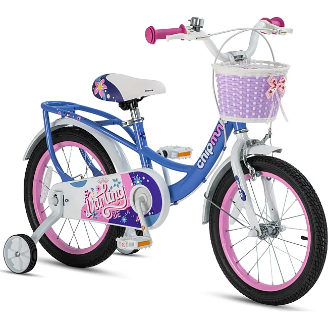 Детский велосипед ROYALBABY Chipmunk Darling 16", OFFICIAL UA, синий